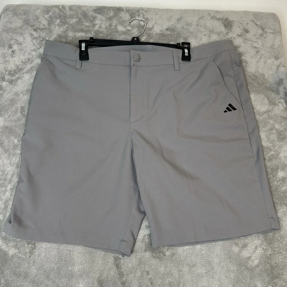 Adidas Golf Performance Shorts Men's Size 40 Gray Stretch Waist 8.5